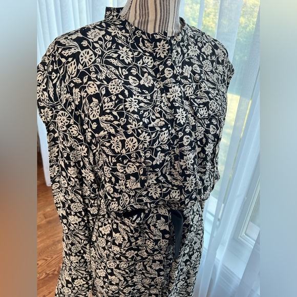 Reiss Dress size 8 Micah floral midi dress - Picture 5 of 8